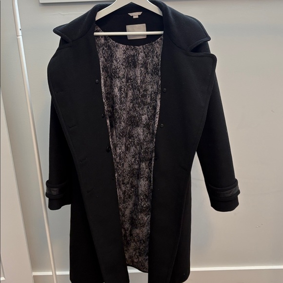 Soia & Kyo Black Double-Breasted Pea Coat - Picture 6 of 7